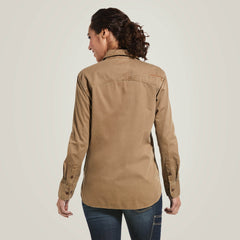 Rebar Washed Twill Work Shirt - Women