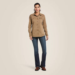 Rebar Washed Twill Work Shirt - Women