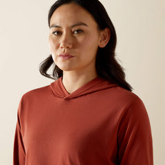 Rebar Cotton Strong Hooded T-Shirt - Women