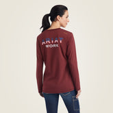 Rebar Workman USA Logo T-Shirt - Women