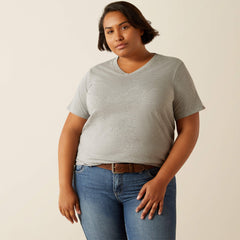 Rebar Cotton Strong Standard V-Neck T-Shirt - Women