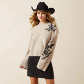 All In Embellished Sweater - Women