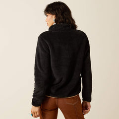 Berber Snap Front Sweatshirt - Women