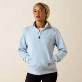 Rebar Lightweight Mock 1/2 Zip Sweatshirt - Women