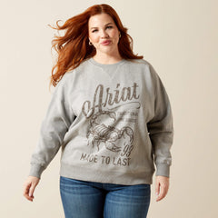 Scorpion Script Oversized Sweatshirt - Women