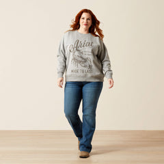 Scorpion Script Oversized Sweatshirt - Women