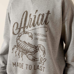 Scorpion Script Oversized Sweatshirt - Women