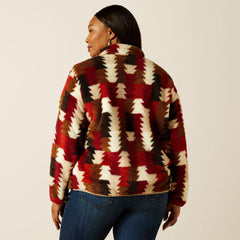 Berber Snap Front Sweatshirt - Women