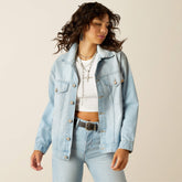 Oversized Trucker Jacket - Women|Trends