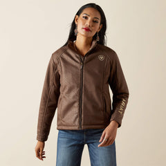 Ariat Logo Softshell Faux Leather Jacket - Women|Trends