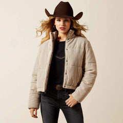 Swirls Puffer Jacket - Women|Trends