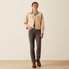 Rebar Cropped Woven Shirt Jacket - Women