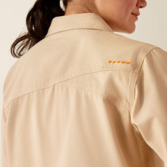 Rebar Cropped Woven Shirt Jacket - Women