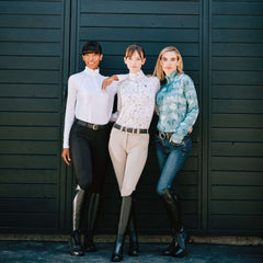 Halo Denim Knee Patch Breech - Women|Trends