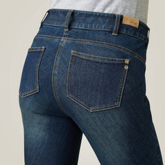 Halo Denim Knee Patch Breech - Women|Trends