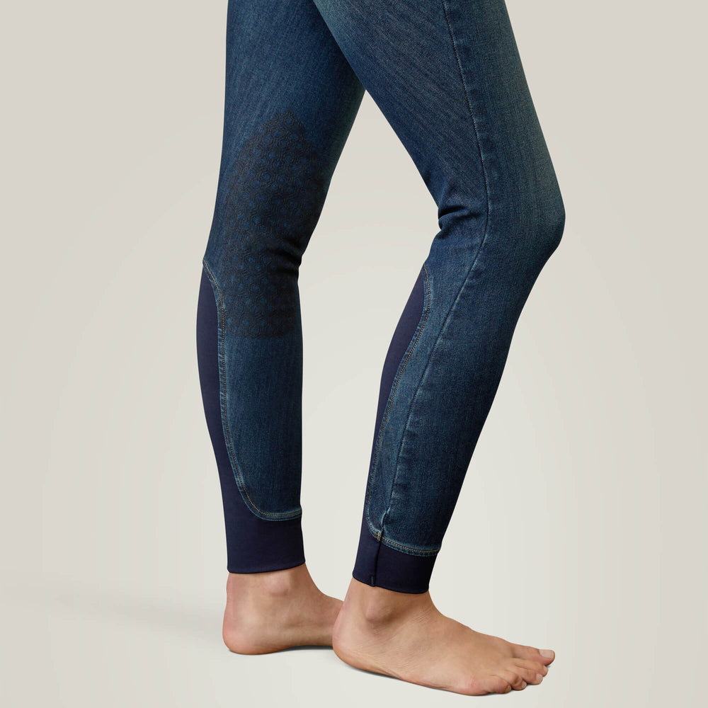 Halo Denim Knee Patch Breech - Women|Trends