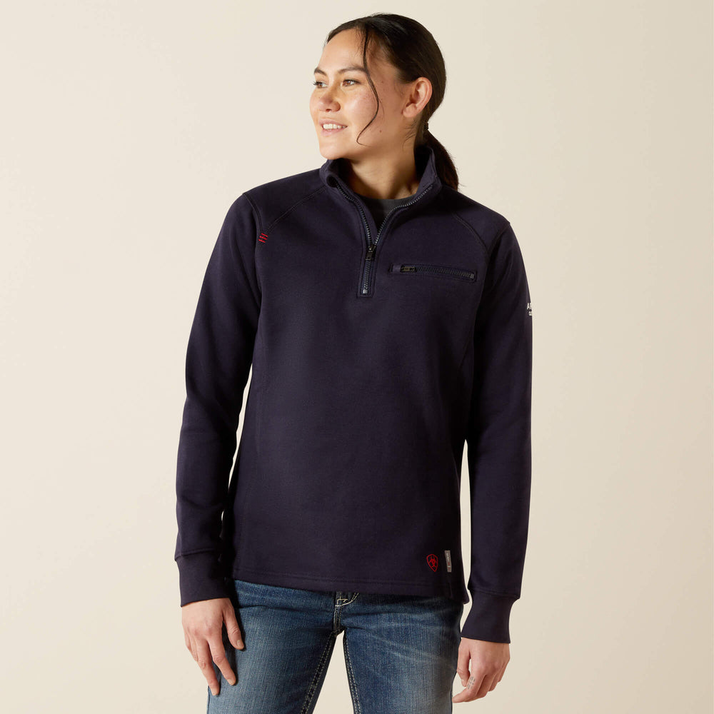 FR Rev 1/4 Zip Top - Women