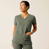 Clara 6 Pocket Scrub Top - Women