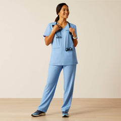 Clara 6 Pocket Scrub Top - Women