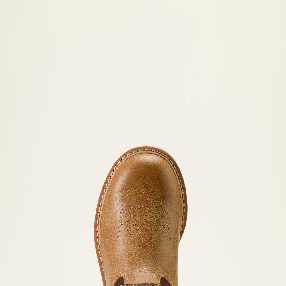 Activate Round Toe Western Boot - Kids