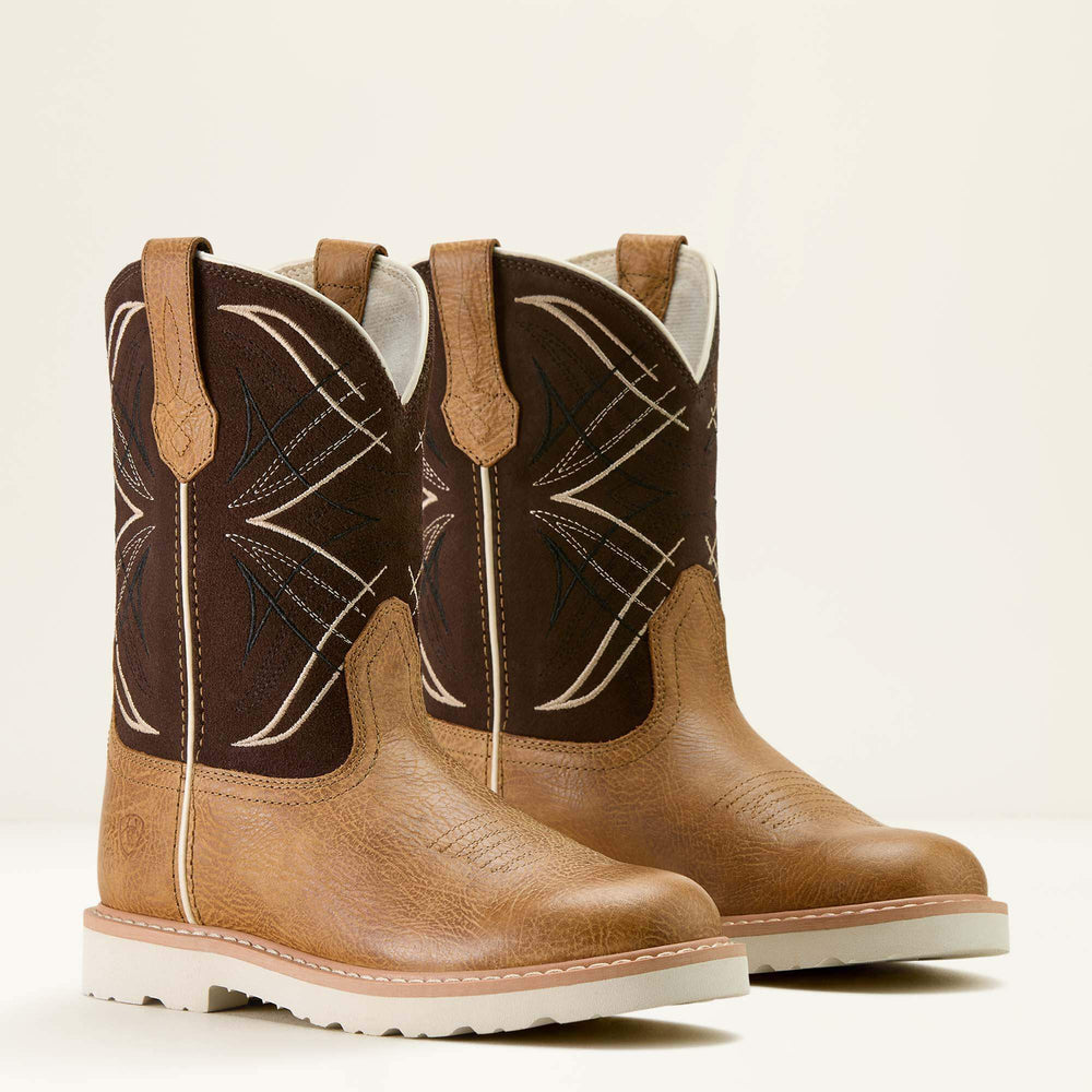 Activate Round Toe Western Boot - Kids