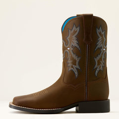 Tombstone Wide Square Toe Western Boot - Kids