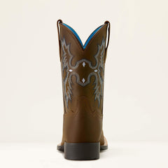 Tombstone Wide Square Toe Western Boot - Kids