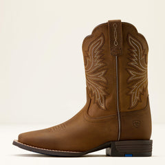Westwood Wide Square Toe Western Boot - Kids