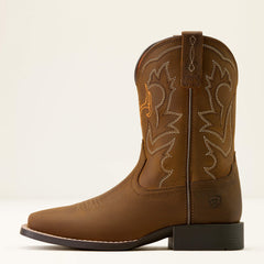 Deer Ridge Wide Square Toe Western Boot - Kids