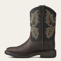 WorkHog Wide Square Toe Boot - Kids