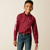 Team Logo Twill Classic Fit Shirt - Kids