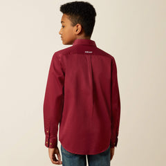 Team Logo Twill Classic Fit Shirt - Kids