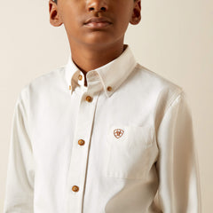 Solid Twill Classic Fit Shirt - Kids
