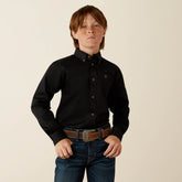 Solid Twill Classic Fit Shirt - Kids