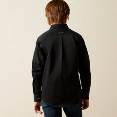 Solid Twill Classic Fit Shirt - Kids