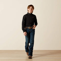 Solid Twill Classic Fit Shirt - Kids