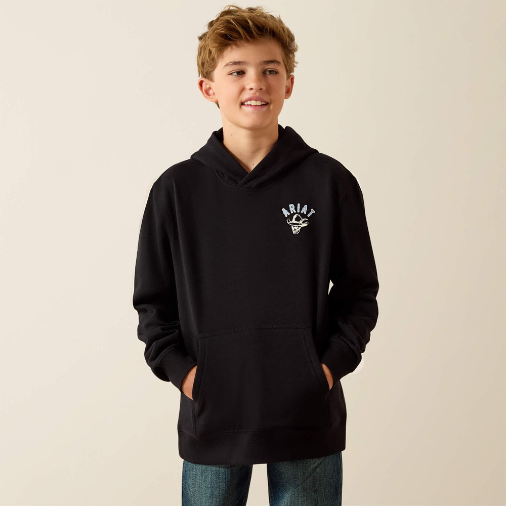 Ariat Stitched Skull Hoodie - Kids