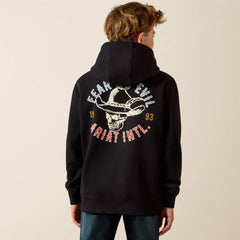 Ariat Stitched Skull Hoodie - Kids
