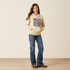 Western Blocks Hoodie - Kids
