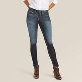 R.E.A.L. Mid Rise Stretch Outseam Ella Skinny Jean - Trends