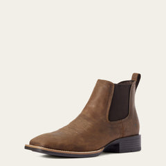 Booker Chelsea Wide Square Toe Western Boot - Men