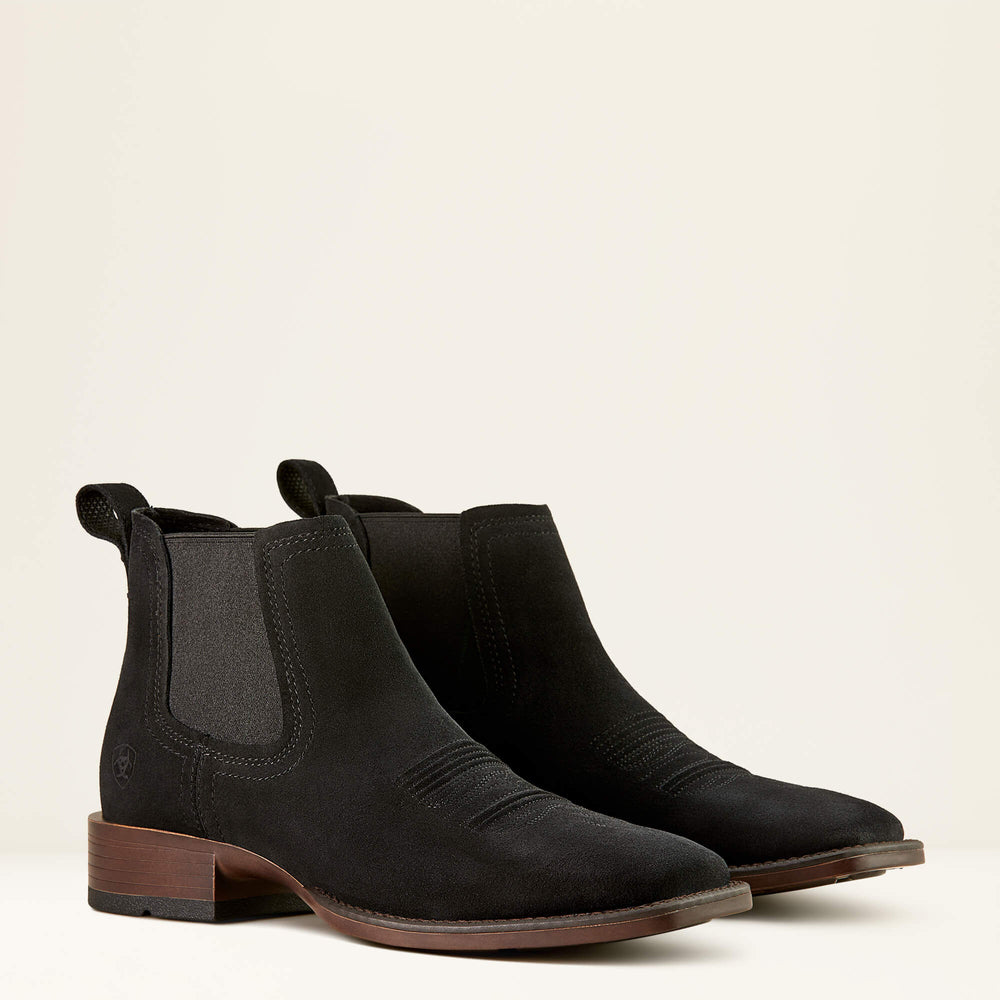Booker Chelsea Wide Square Toe Western Boot - Men
