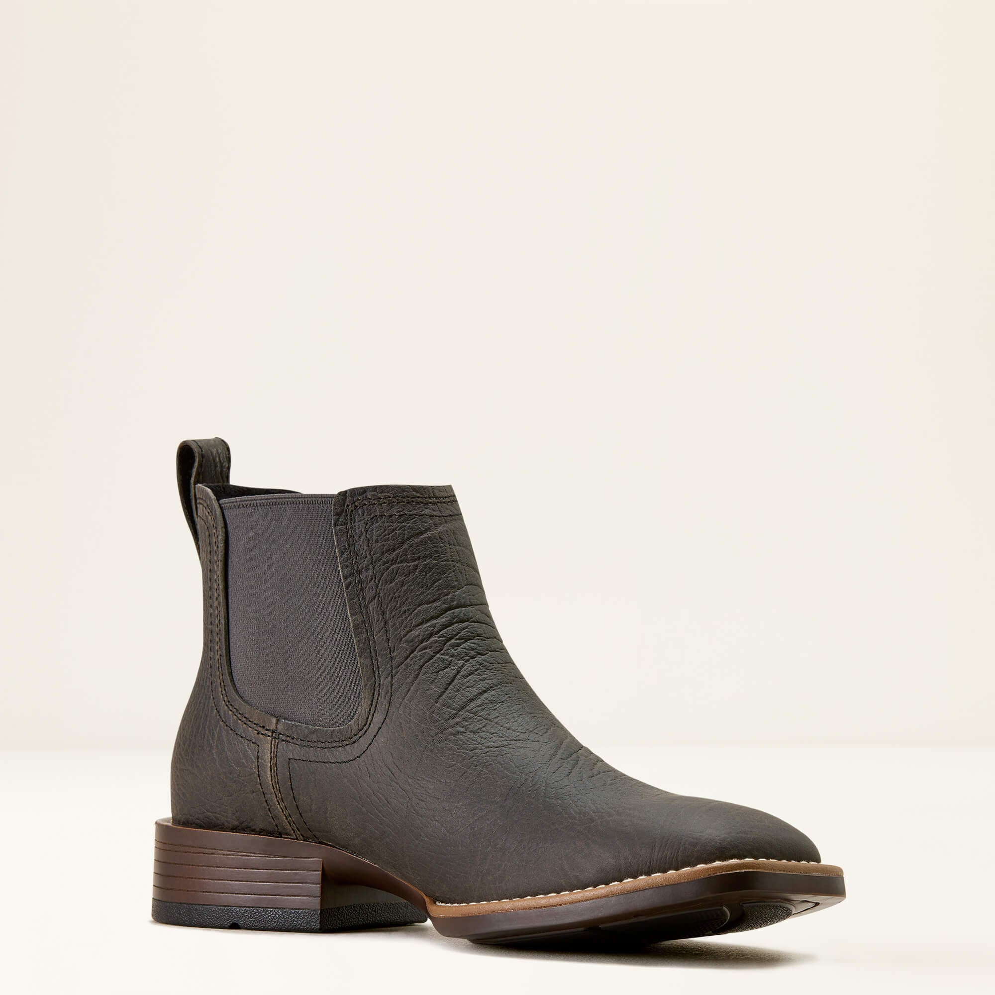 Booker Chelsea Wide Square Toe Western Boot - Men