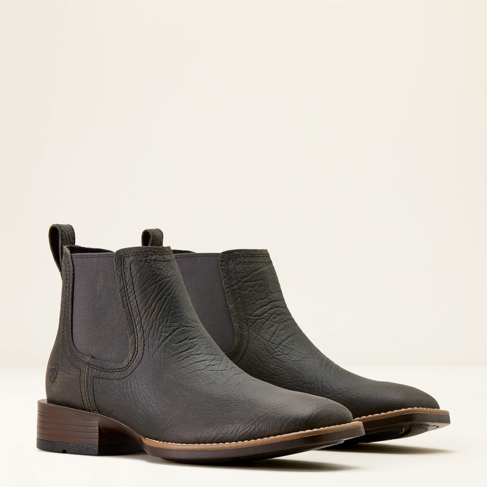 Booker Chelsea Wide Square Toe Western Boot - Men