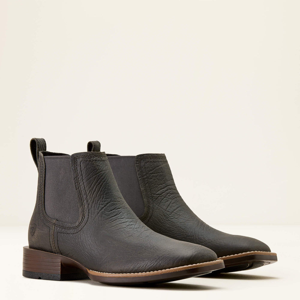 Booker Chelsea Wide Square Toe Western Boot - Men