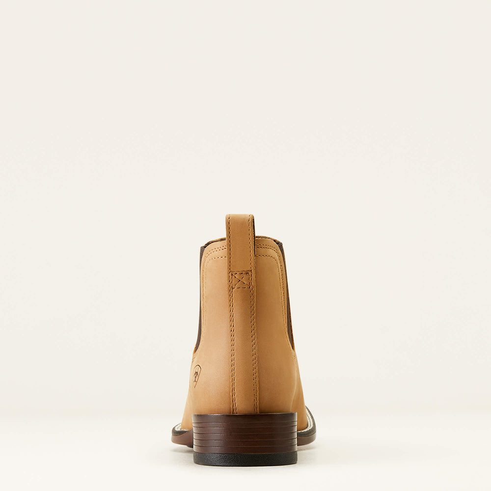 Booker Chelsea Wide Square Toe Western Boot - Men