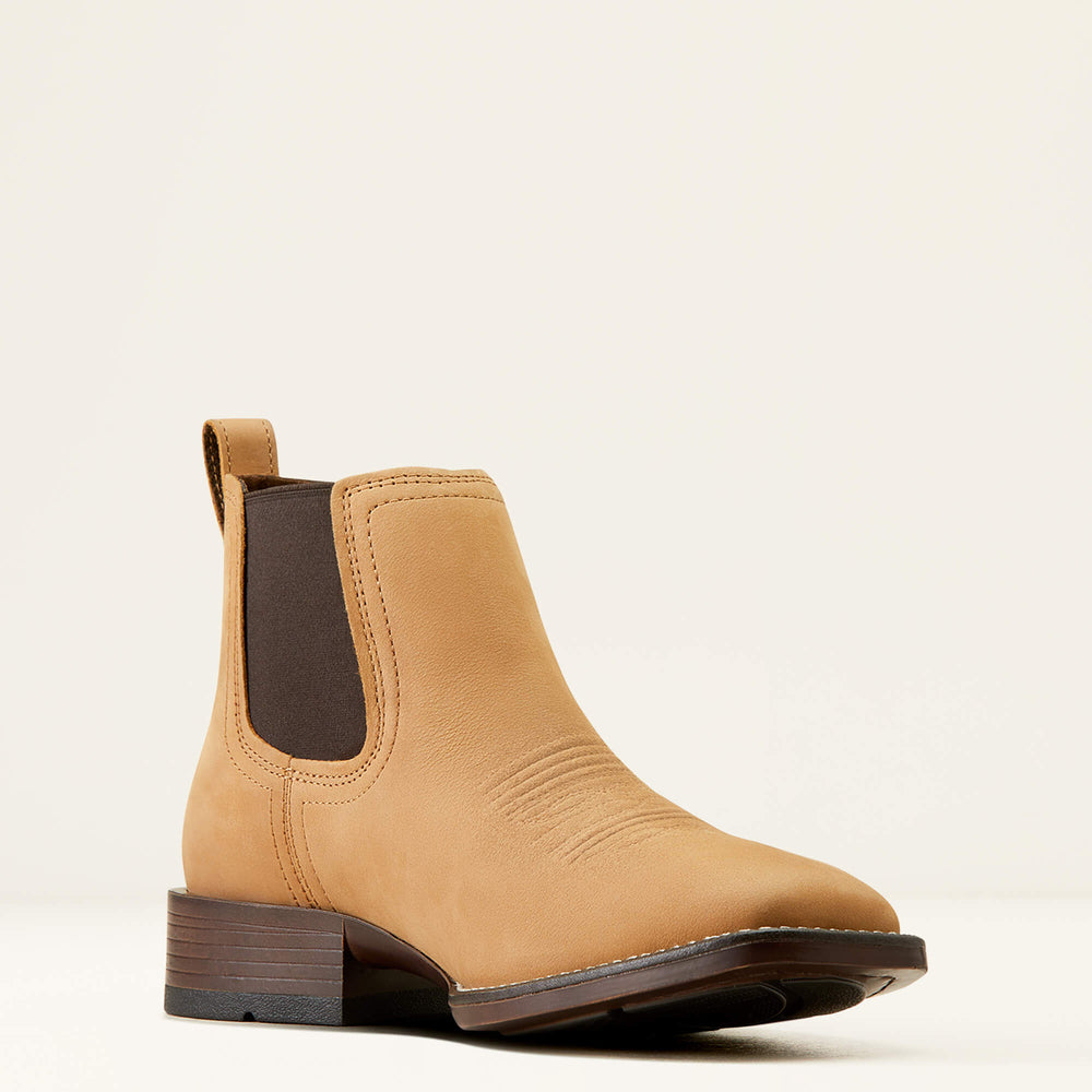 Booker Chelsea Wide Square Toe Western Boot - Men