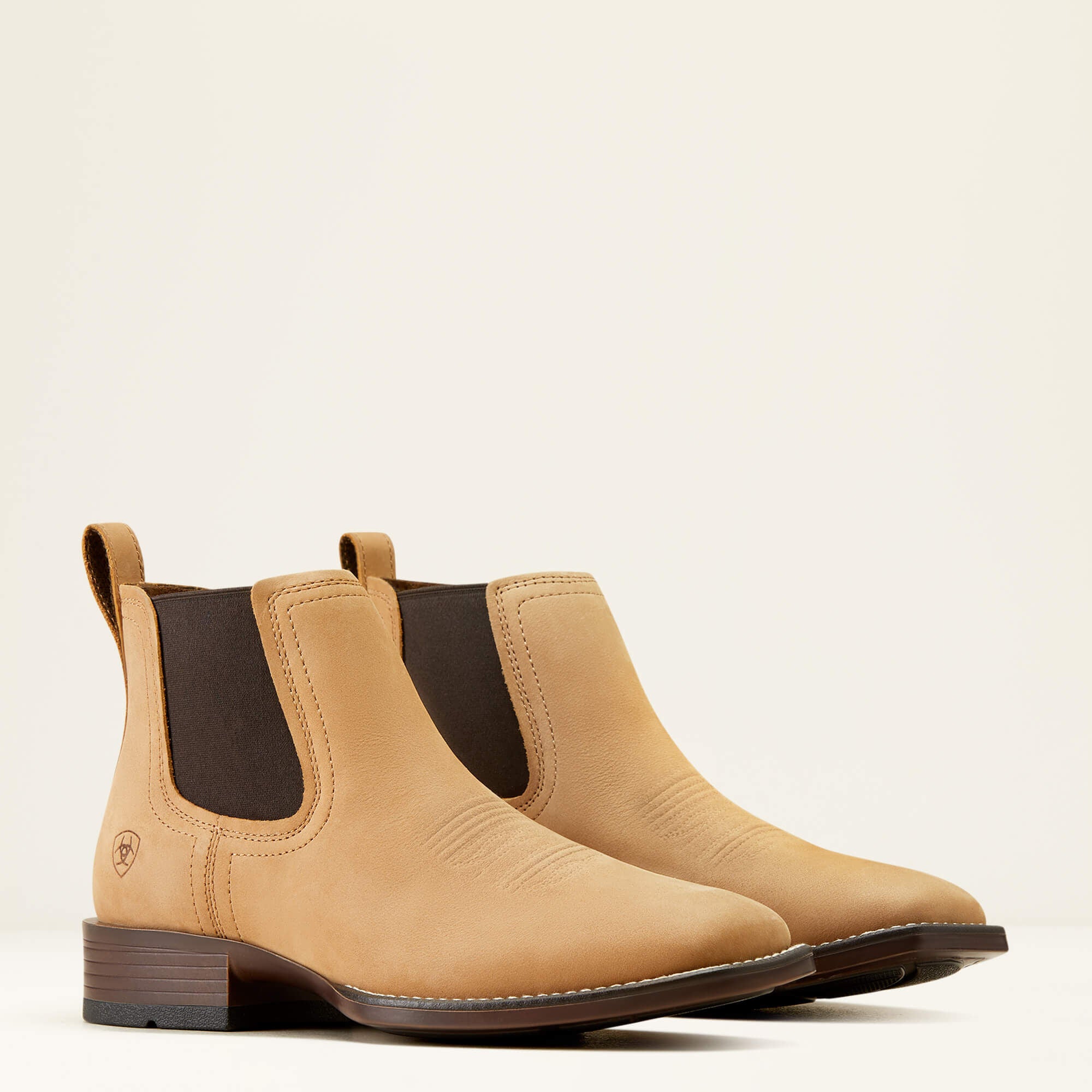 Booker Chelsea Wide Square Toe Western Boot - Men