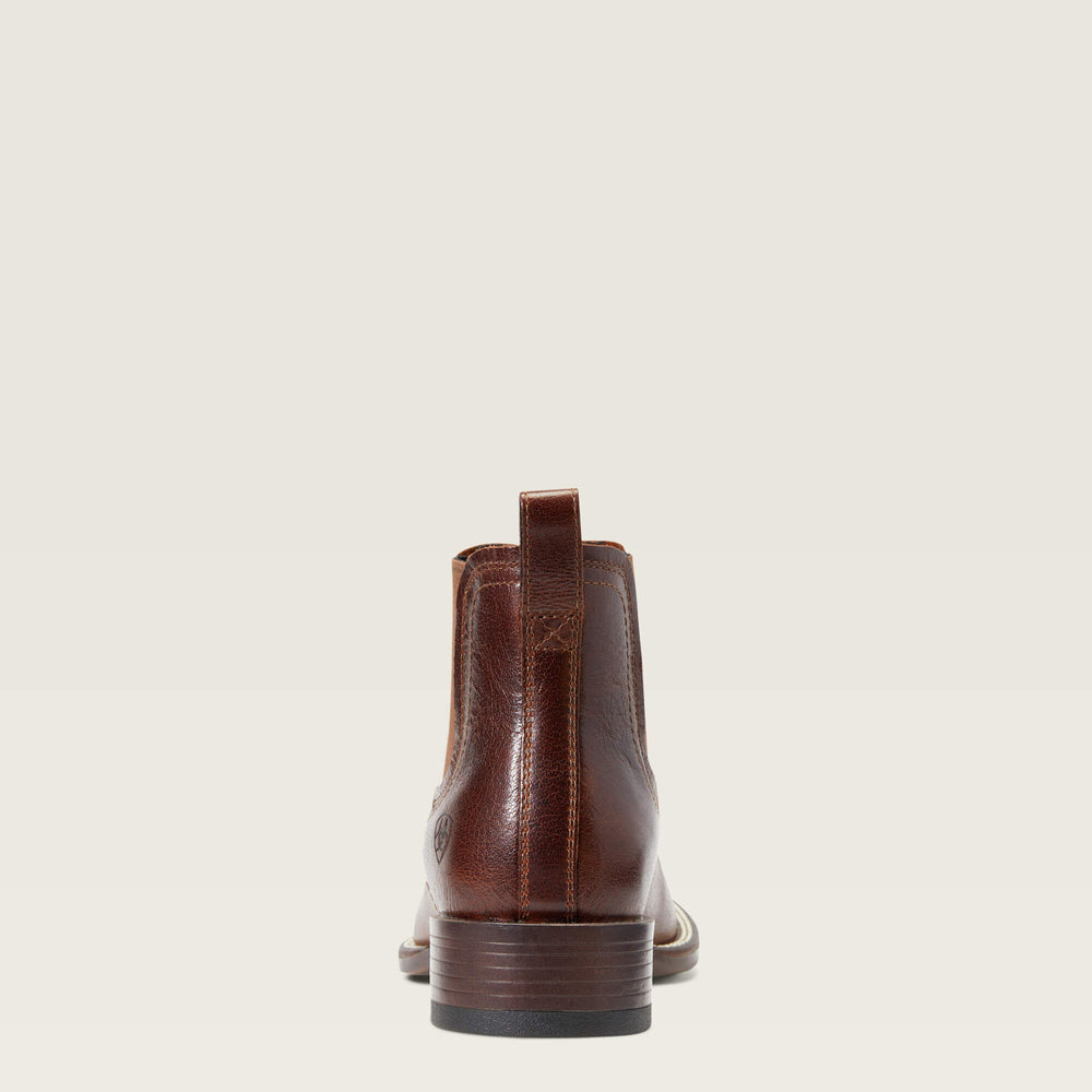 Booker Chelsea Wide Square Toe Western Boot - Men