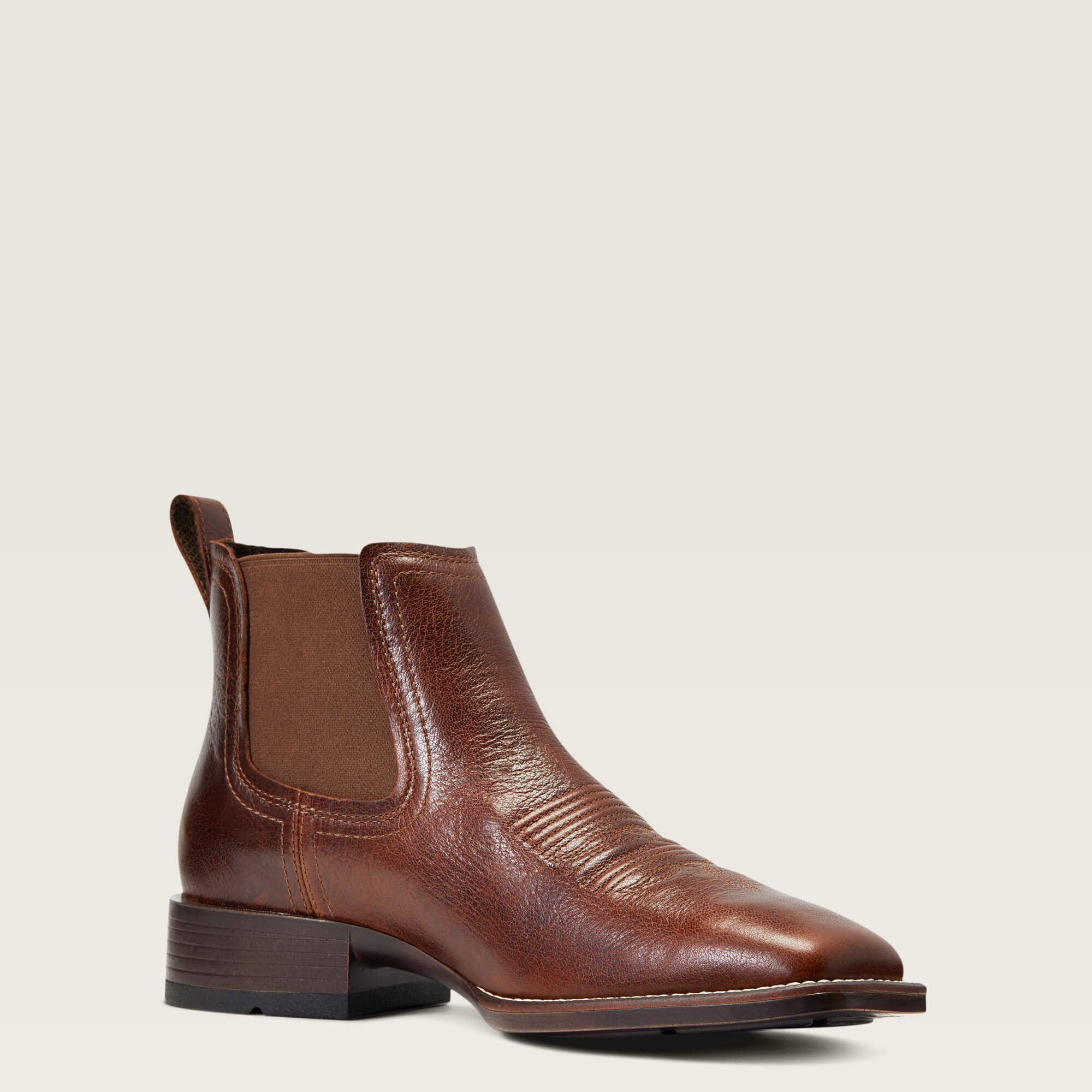 Booker Chelsea Wide Square Toe Western Boot - Men